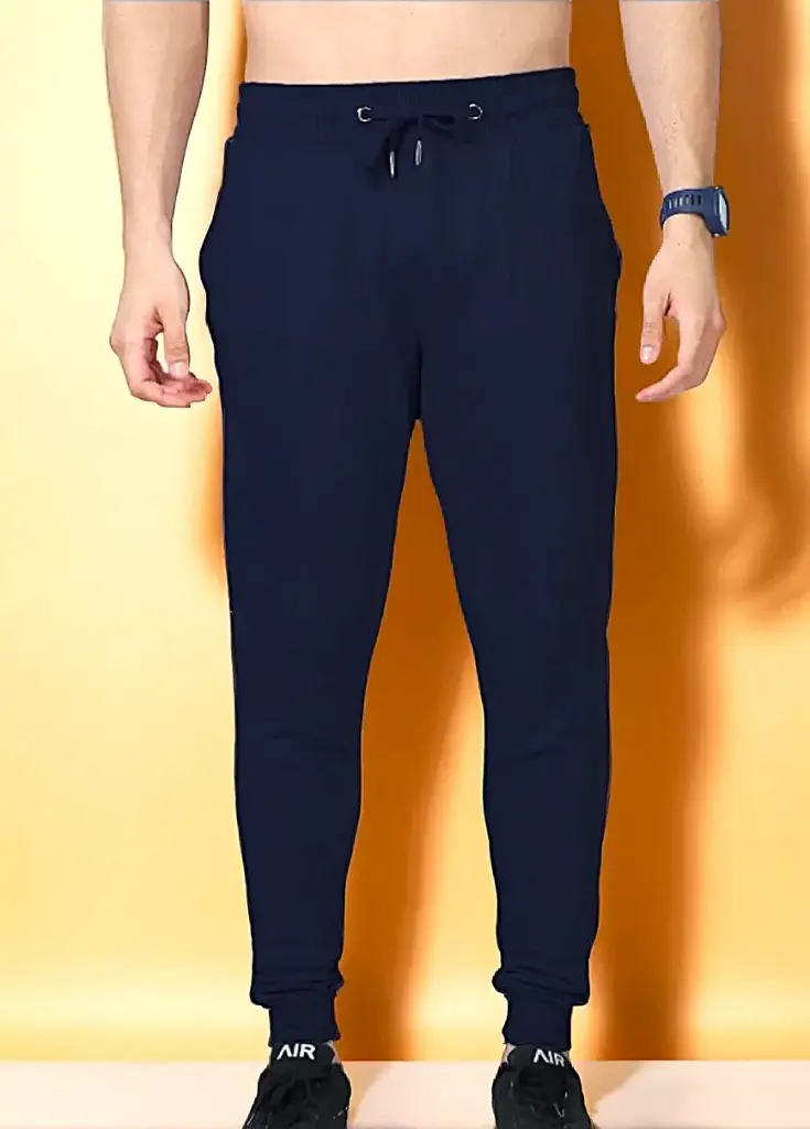 Navy Men's Joggers – Classic Comfort & Style