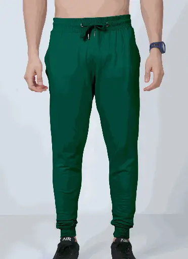 Bottle Green Men's Joggers – Comfortable & Stylish Casual Wear